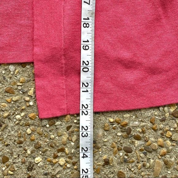 NWOT Banana Republic Factory Open Front Crop Pink Cardigan Sz L - Picture 3 of 9